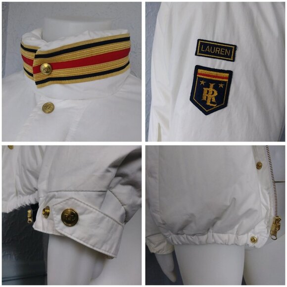 Vintage Ralph Lauren White Winter Coat - Picture 2 of 8